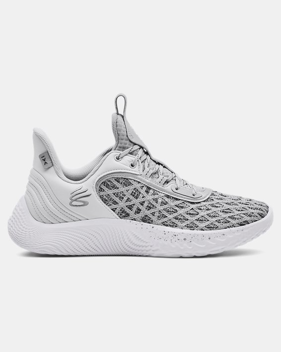 Unisex Curry Flow 9 Team Basketball Shoes, White, pdpMainDesktop image number 0